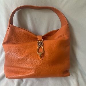 Dooney & Burke Lock Shoulder Bag - Orange